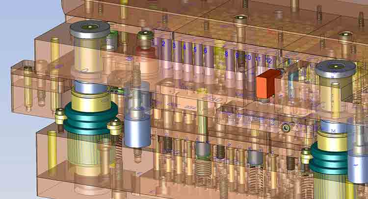 The integrated Cimatron platform allows Eurominuterie SRL to maintain design consistency with templates and concurrent design capabilities.