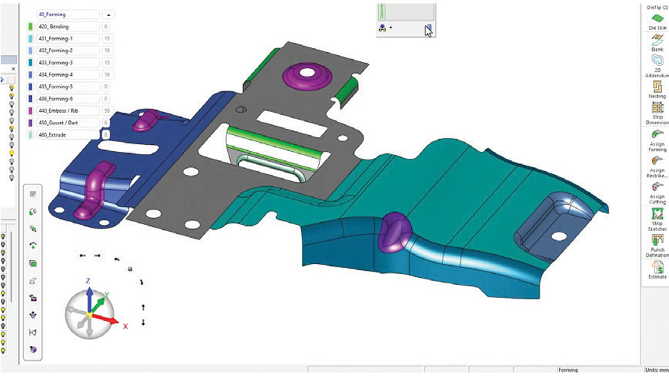 CAD Stamping Features