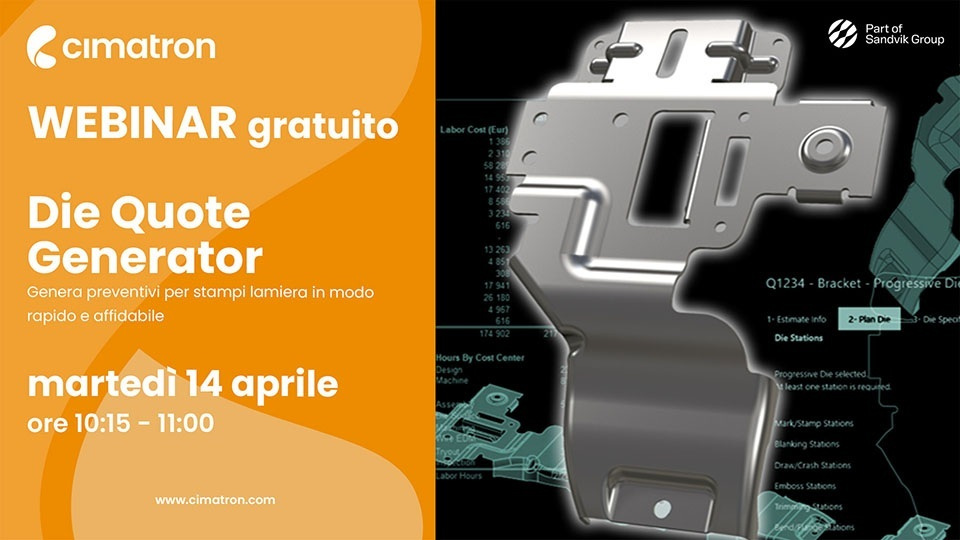 Cimatron Webinar: Die Quote Generator